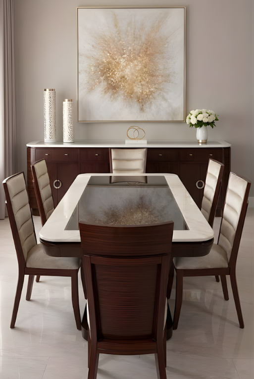 MESA EGO MARMOL CRISTAL 2.4 X 1.20 RECT  01PZ