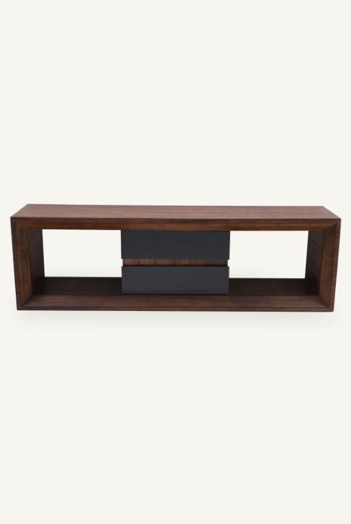 MUEBLE DE TV GELI CHAPA NOGAL GRAFITO