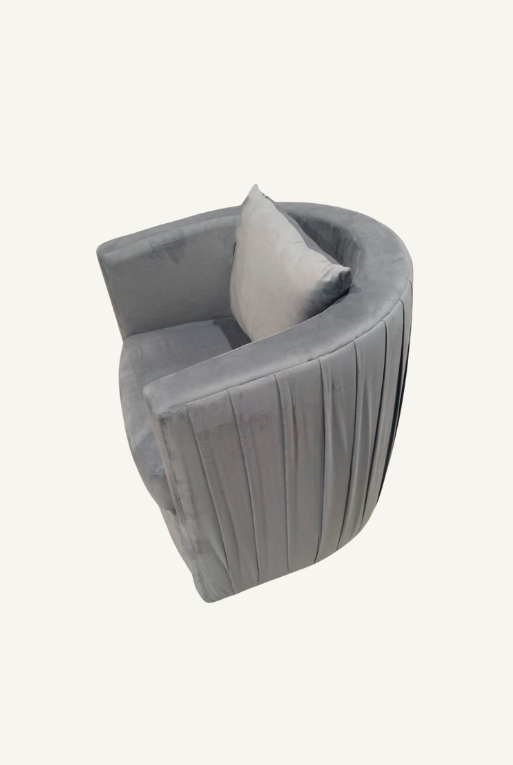 SILLON OCASIONAL S45 GIZA CARBON - Imagen 4
