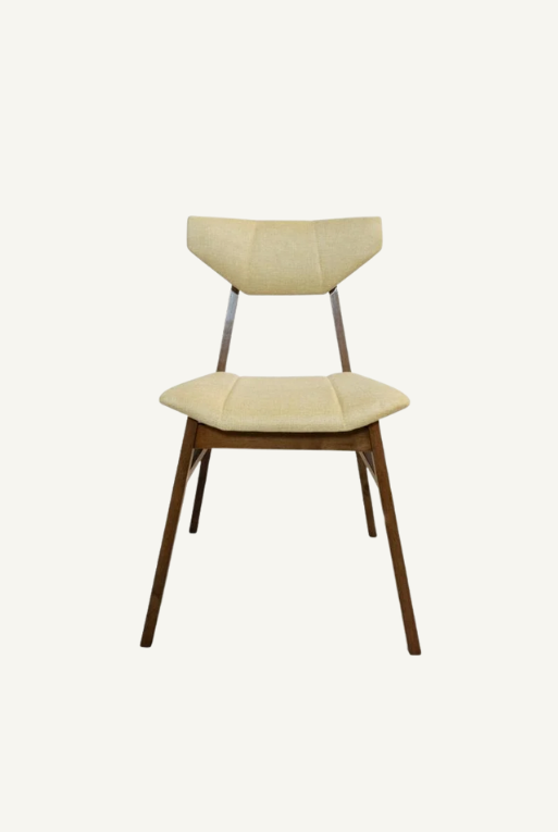 SILLA DE COMEDOR LW-1903 AMARILLO NOGAL - Imagen 2