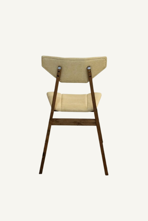 SILLA DE COMEDOR LW-1903 AMARILLO NOGAL - Imagen 4