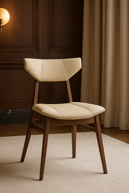 SILLA DE COMEDOR LW-1903 AMARILLO NOGAL