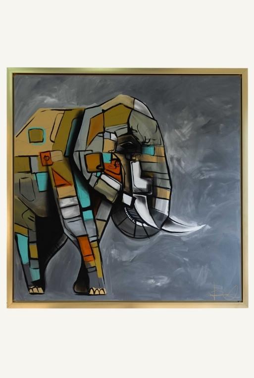 CUADRO CA1251 ELEPHANT COLORS