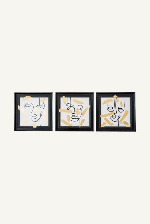 CUADRO ANONIMOS 3 PZS