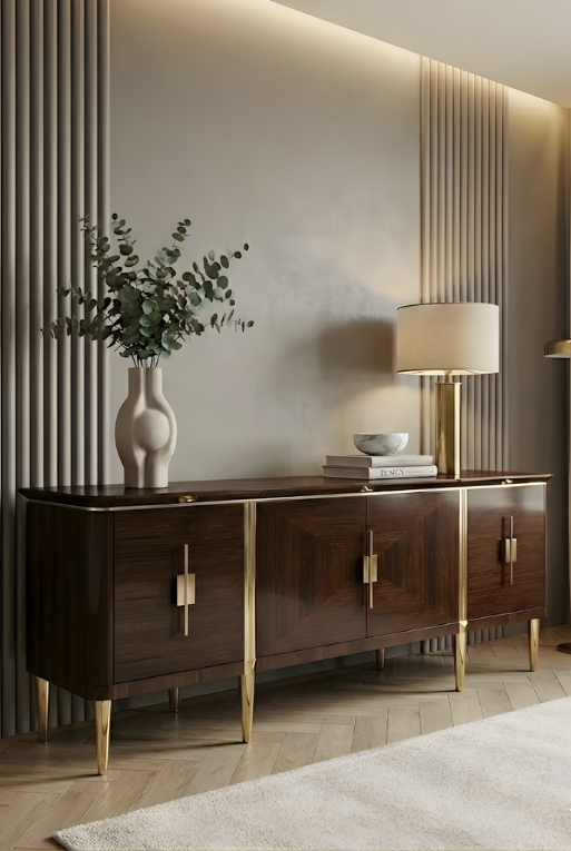 BUFFET CLEO EUCALYPTUS GLOSSY