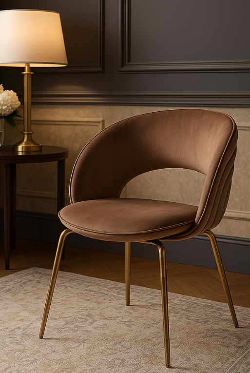 SILLA 536 COBRE CAFE