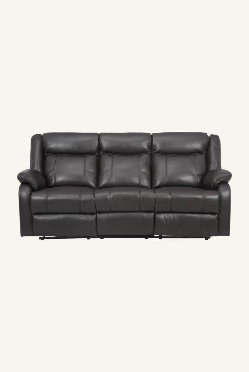 SOFA RECLINABLE JENA PU GREY