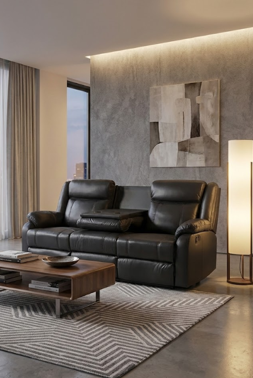 LOVE RECLINABLE JENA PU GREY