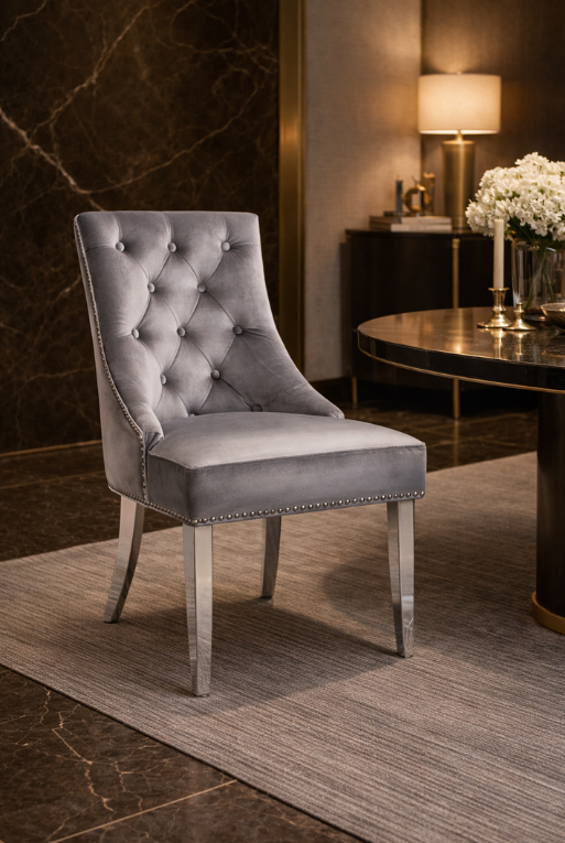 SILLA 323 ACERO/GREY