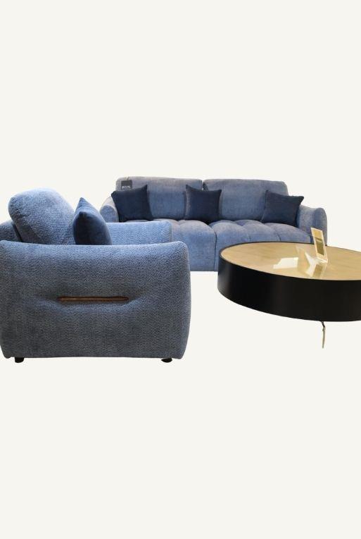 SALA AMARO BLUE 3 PZS