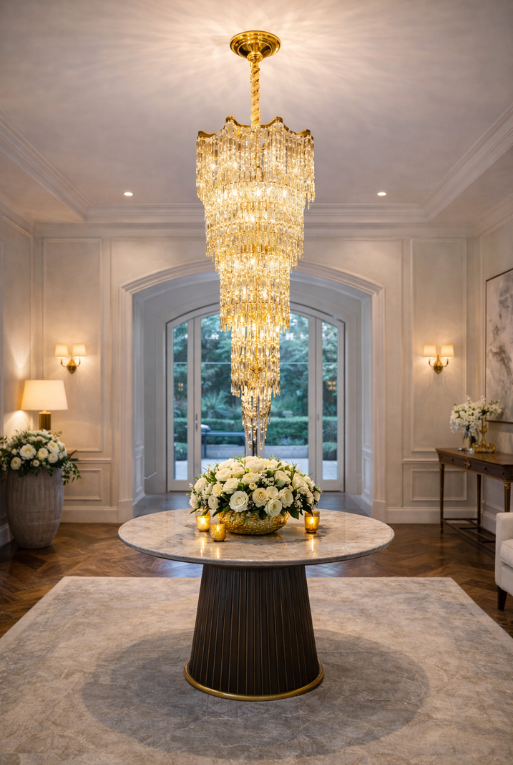 H2200 COLGANTE CRISTAL ORO