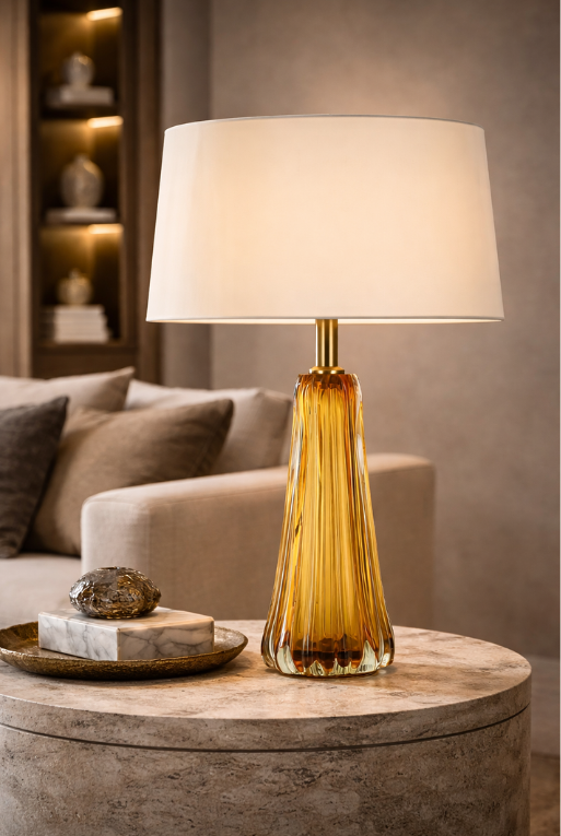 LAMPARA DE MESA TB-24006 ORO